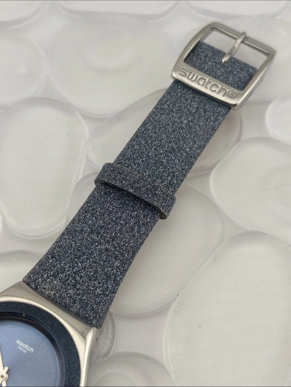 Swatch Watch - YLS221 - BLUE SPARKLE